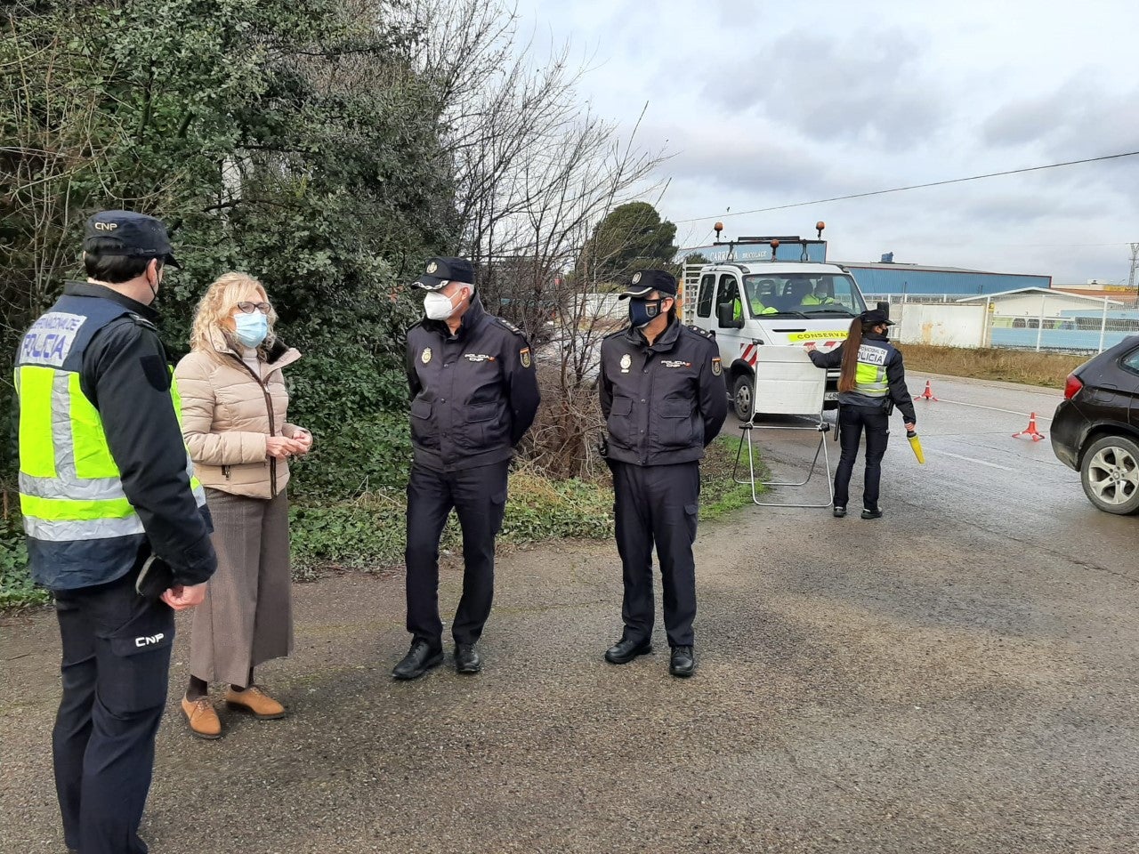 Refuerzan los controles perimetrales de Huesca con motivo de San Vicente Refuerzan los controles perimetrales de Huesca con motivo de San Vicente