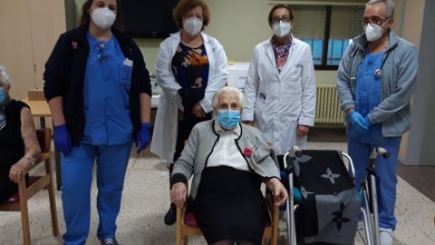 Vacunaci&oacute;n Ciudad Matrimonios Ancianos Ciudad Real