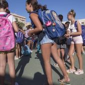 Alumnos en un colegio