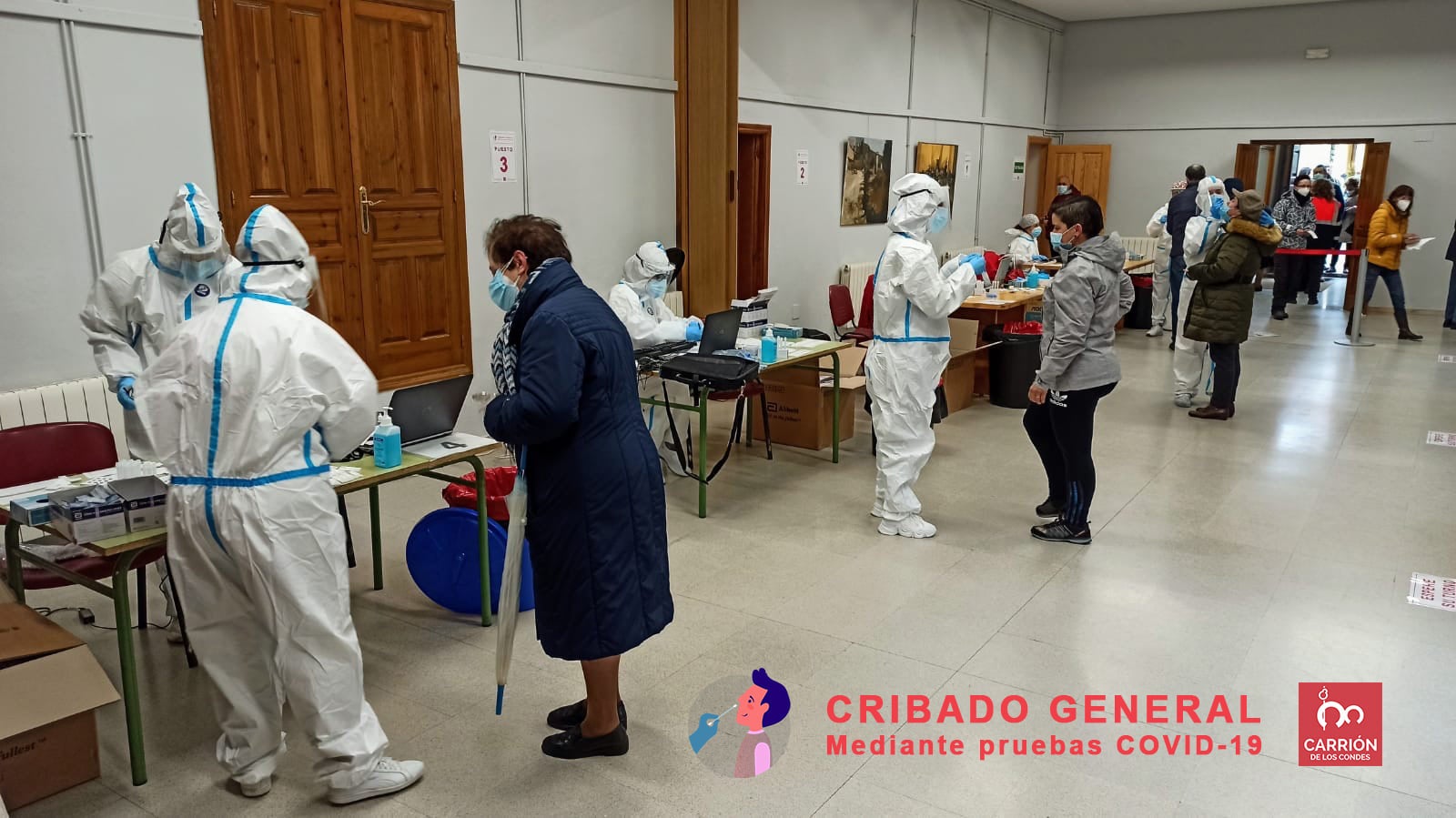 El cribado realizado en Carrión detecta 15 positivos El cribado realizado en Carrión detecta 15 positivos