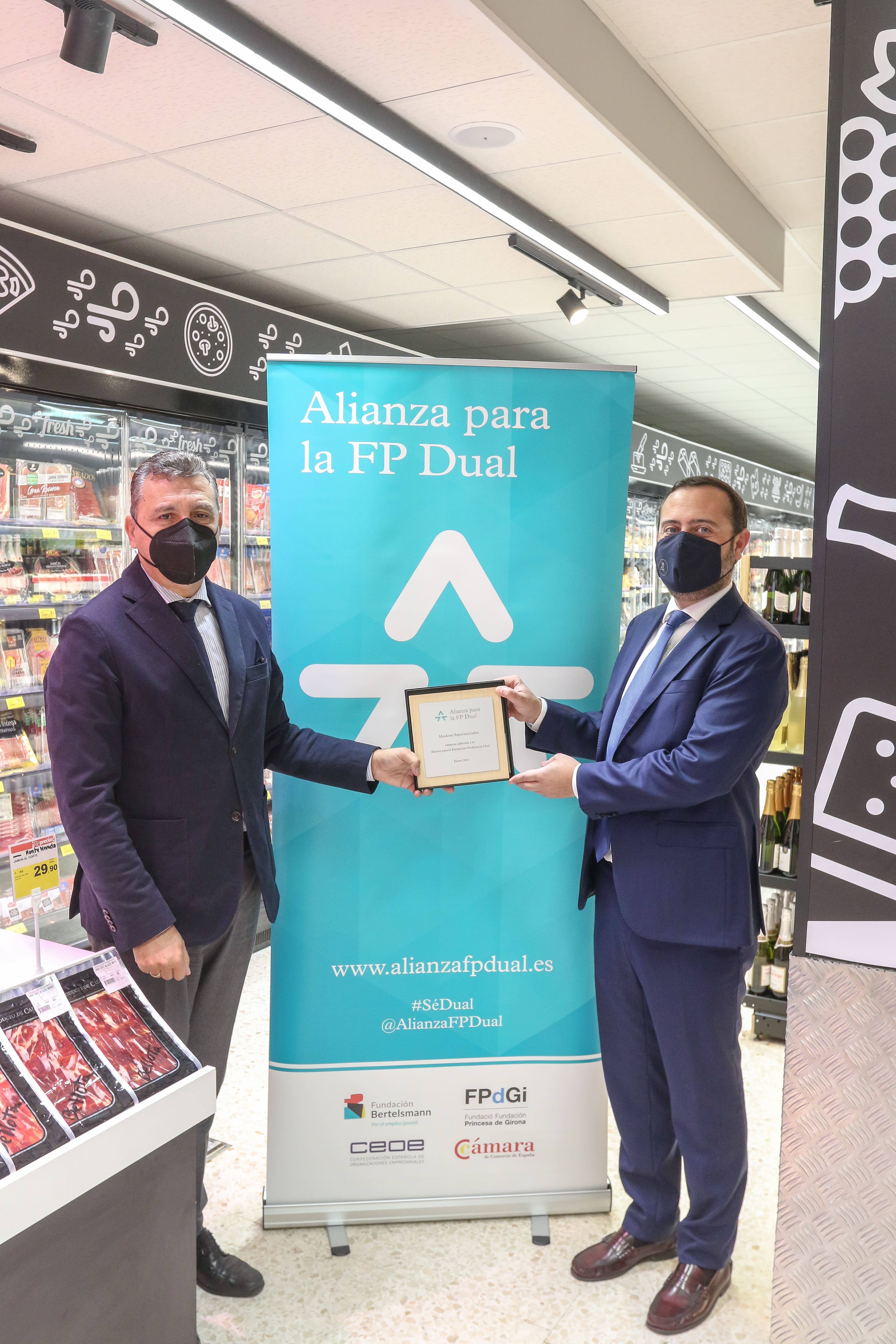 Maskom Supermercados apuesta por la Alianza para la FP Dual Maskom Supermercados apuesta por la Alianza para la FP Dual