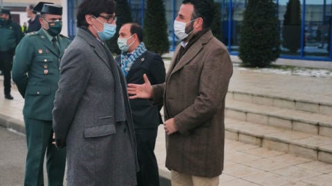 Salvador Illa visita la planta farmac&eacute;utica del grupo Insud Pharma en Azuqueca de Henares 