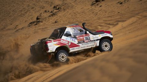 Borja Rodríguez, piloto de Automotor 4x4, en el DAKAR