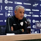 Sergio Pellicer, entrenador del Málaga Sergio Pellicer, entrenador del Málaga