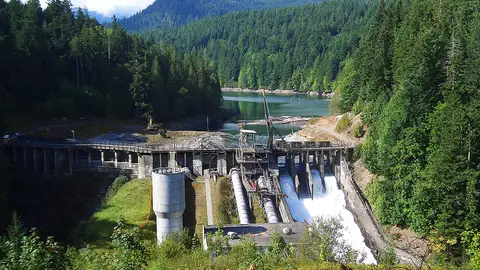 Construcción de un presa Construcción de un presa