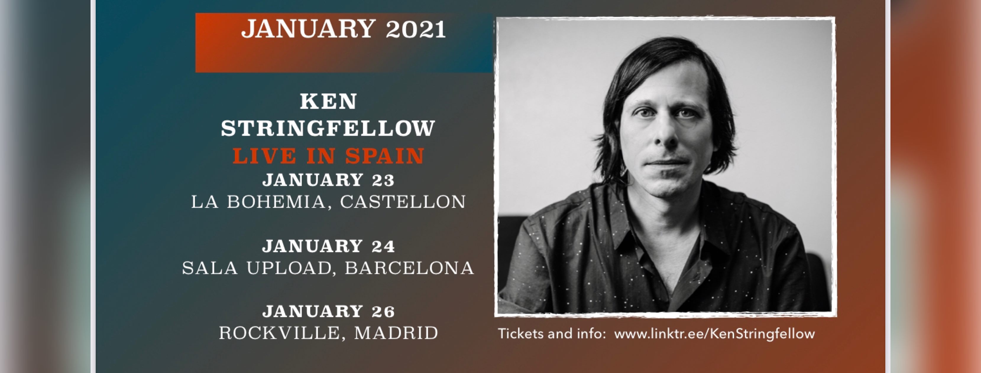 Ken Stringfellow vuelve a La Bohemia y aviva la llama de la cultura en Castellón Ken Stringfellow vuelve a La Bohemia y aviva la llama de la cultura en Castellón