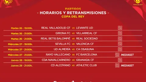 Octavos Copa del Rey Octavos Copa del Rey