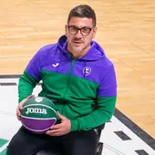 Fotis Katsikaris, entrenador de Unicaja Fotis Katsikaris, entrenador de Unicaja