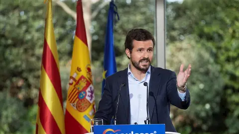Casado en un acto del PP Casado en un acto del PP