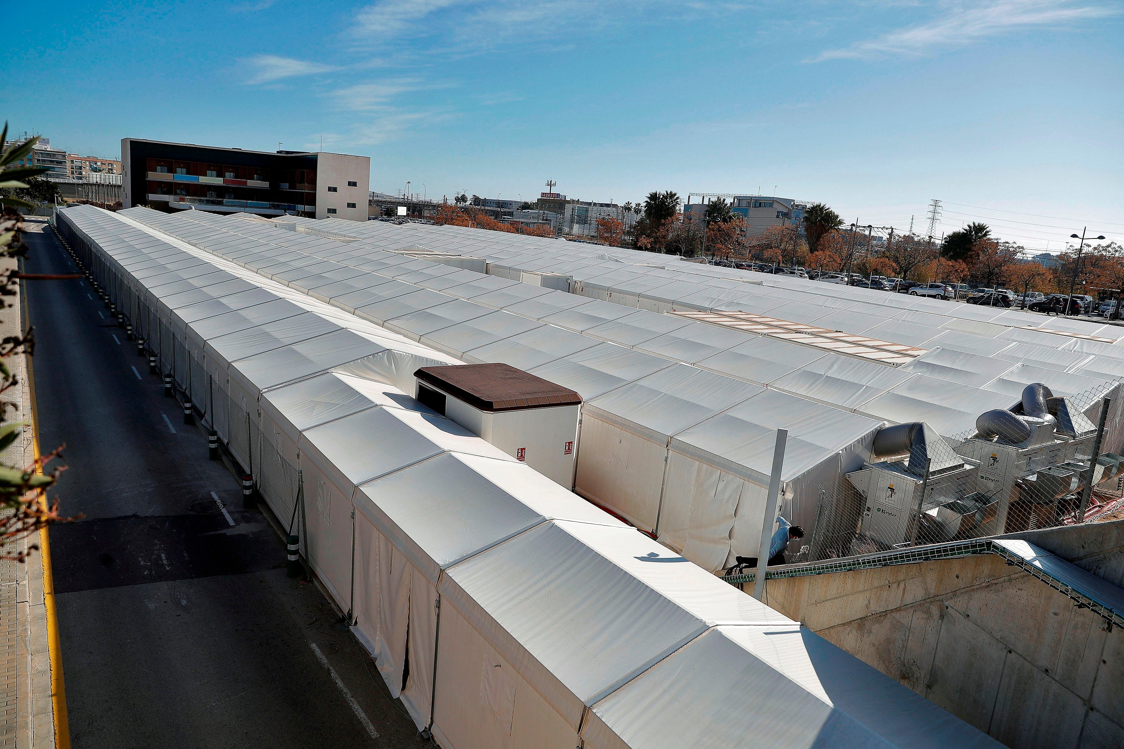 Solucionadas las incidencias registradas en el Hospital de campaña La fe de València Solucionadas las incidencias registradas en el Hospital de campaña La fe de València