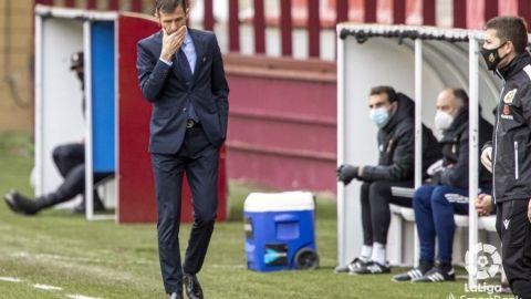 Jos&eacute; &Aacute;ngel Ziganda, en el campo de Las Gaunas