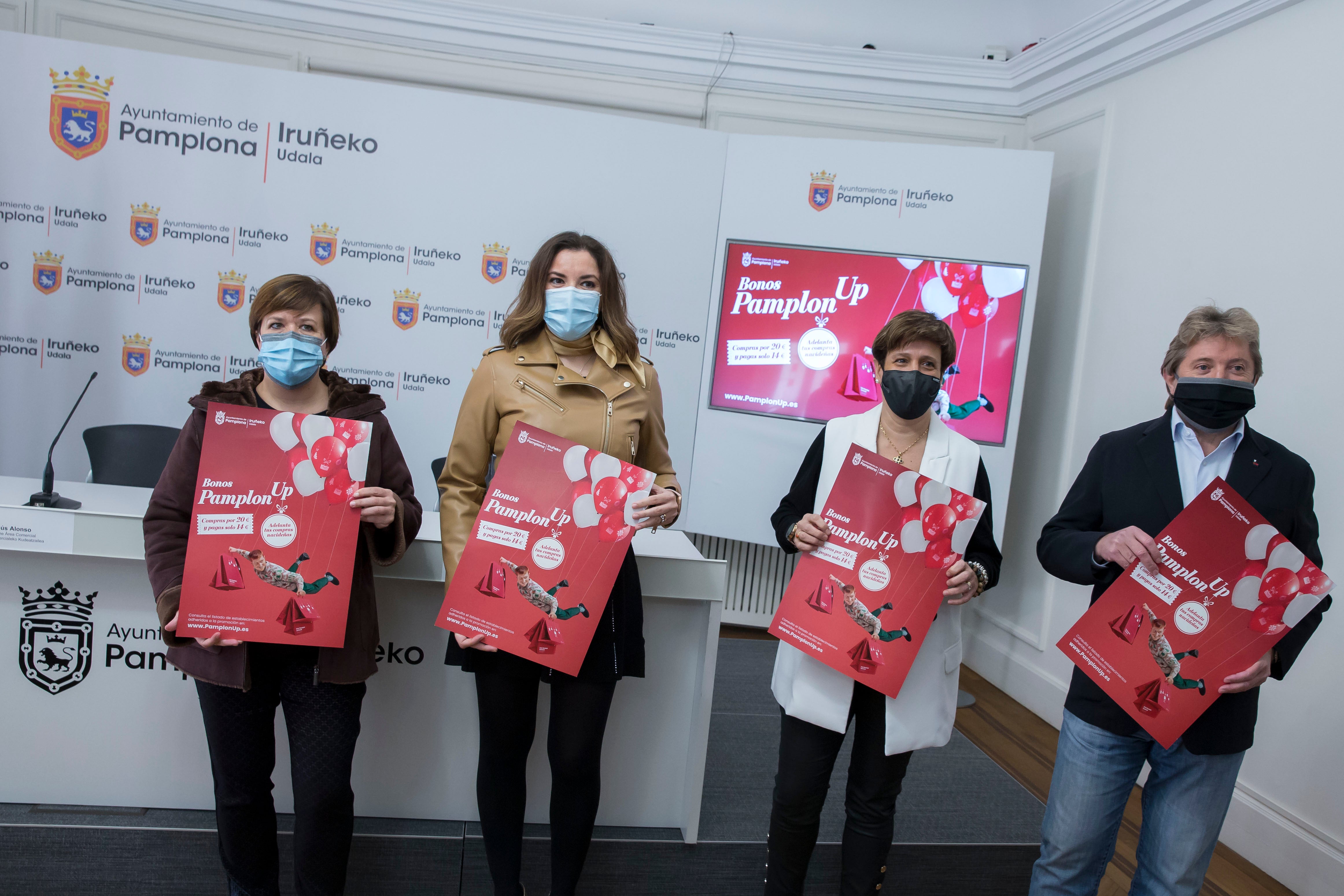 El Ayuntamiento de Pamplona sopesa una tercera campaña de bonos PamplonUp El Ayuntamiento de Pamplona sopesa una tercera campaña de bonos PamplonUp