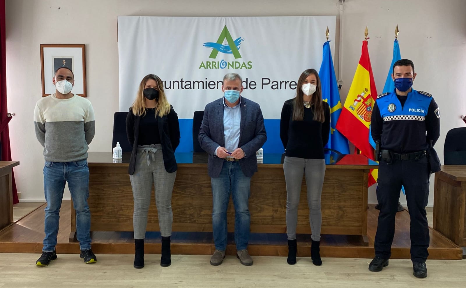 El concejo de Parres incorpora tres nuevos agentes a su plantilla El concejo de Parres incorpora tres nuevos agentes a su plantilla