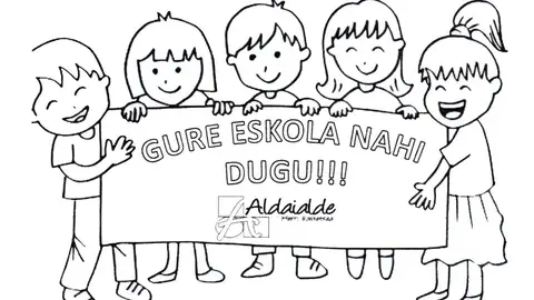 Colegio Aldaialde piden el desbloqueo de la parcela. Colegio Aldaialde piden el desbloqueo de la parcela.