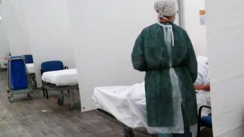 Interior del Hospital de Campa&ntilde;a de Alicante