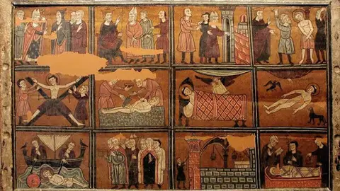 Tapiz con la historia de San Vicente Tapiz con la historia de San Vicente