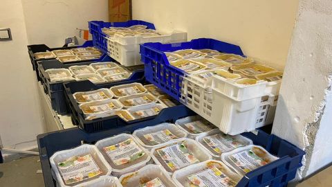 Bandejas de comida
