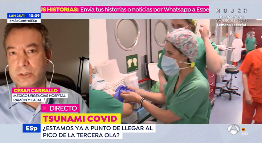 César Carballo sobre Fernando Simón: “Dice cosas que no se sustentan con los datos y él está para protegernos “ César Carballo sobre Fernando Simón: “Dice cosas que no se sustentan con los datos y él está para protegernos “