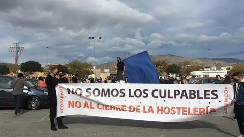 Manifestación Cierre de la Hostelería