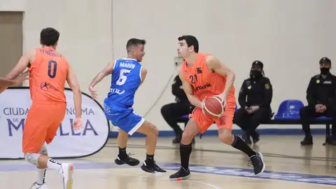 Saúl Blanco en el partido del Liberbank Oviedo Baloncesto en Melilla Saúl Blanco en el partido del Liberbank Oviedo Baloncesto en Melilla