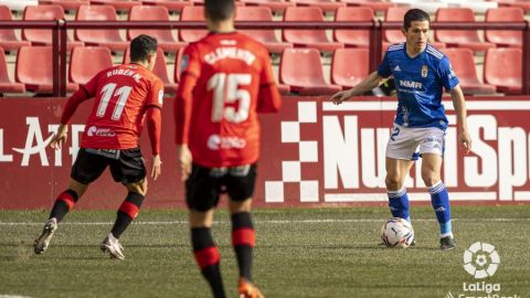 Juanjo Nieto en el partido del pasado domingo frente a la UD Logro&ntilde;&eacute;s