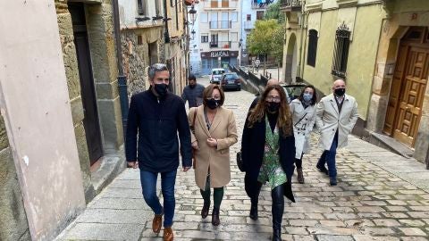 Junto al vicepresidente de Cantabria