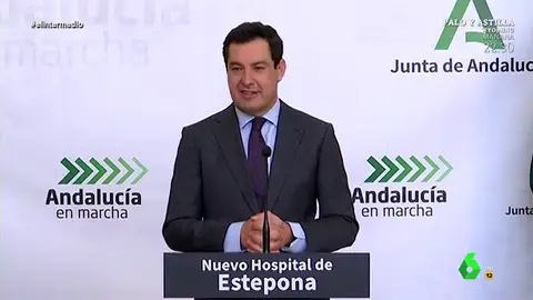 La metáfora de Juanma Moreno sobre la desescalada: "Es como los antibióticos, ha que tomarlos aunque los síntomas mejoren" La metáfora de Juanma Moreno sobre la desescalada: "Es como los antibióticos, ha que tomarlos aunque los síntomas mejoren"