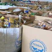 Cajas de productos del Banco de Alimentos Cajas de productos del Banco de Alimentos