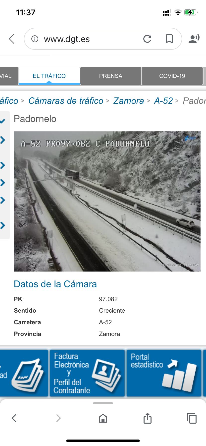 Cortada la circulación de camiones en la autovía Rías Baixas Cortada la circulación de camiones en la autovía Rías Baixas