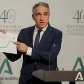 El portavoz del Ejecutivo y consejero de la Presidencia, Elías Bendodo El portavoz del Ejecutivo y consejero de la Presidencia, Elías Bendodo