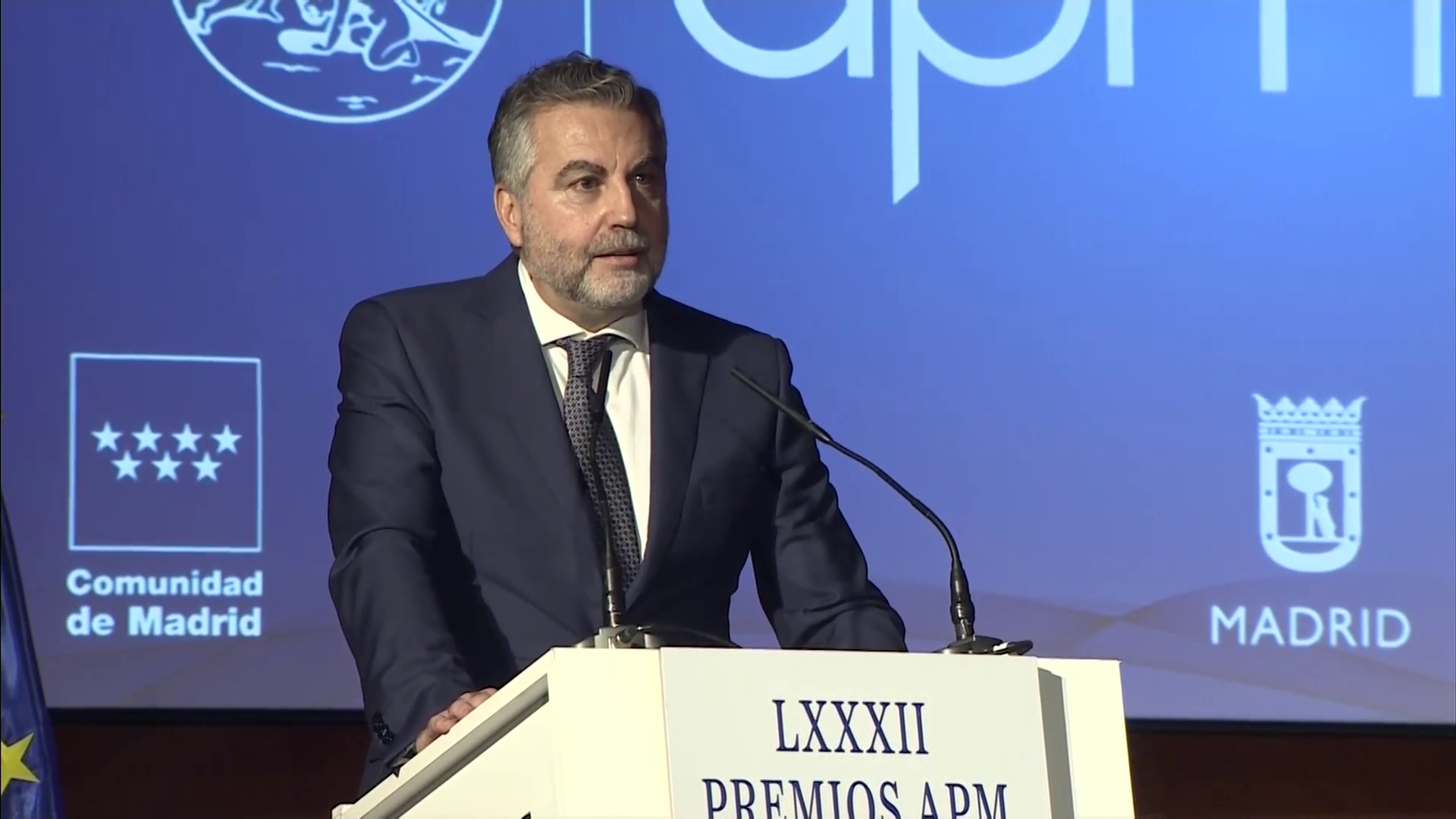 Así retransmitieron los medios estadounidenses el largo discurso de Carlos Alsina en la APM Así retransmitieron los medios estadounidenses el largo discurso de Carlos Alsina en la APM