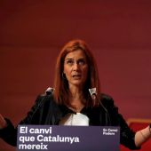 La candidata a la Generalitat por En Comú Podem, Jéssica Albiach.