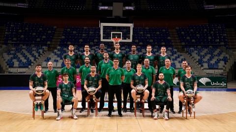 Foto oficial de Unicaja para la Copa del Rey