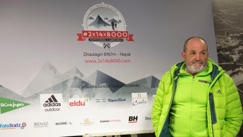 El monta&ntilde;ero vasco Juanito Oiarzabal