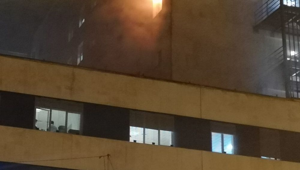Fuego en una de las habitaciones Fuego en una de las habitaciones