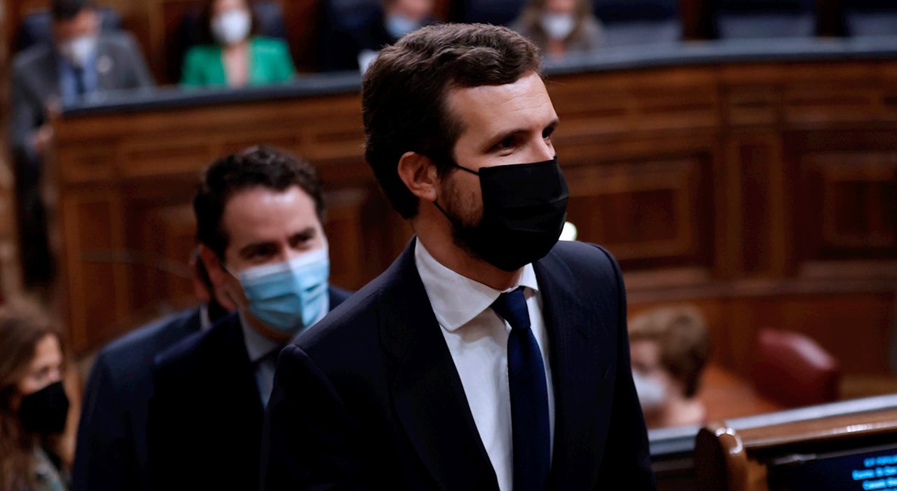 Pablo Casado se distancia de la posición del PP el 1-O y apunta que el Gobierno de Rajoy "debería haberlo evitado" Pablo Casado se distancia de la posición del PP el 1-O y apunta que el Gobierno de Rajoy "debería haberlo evitado"