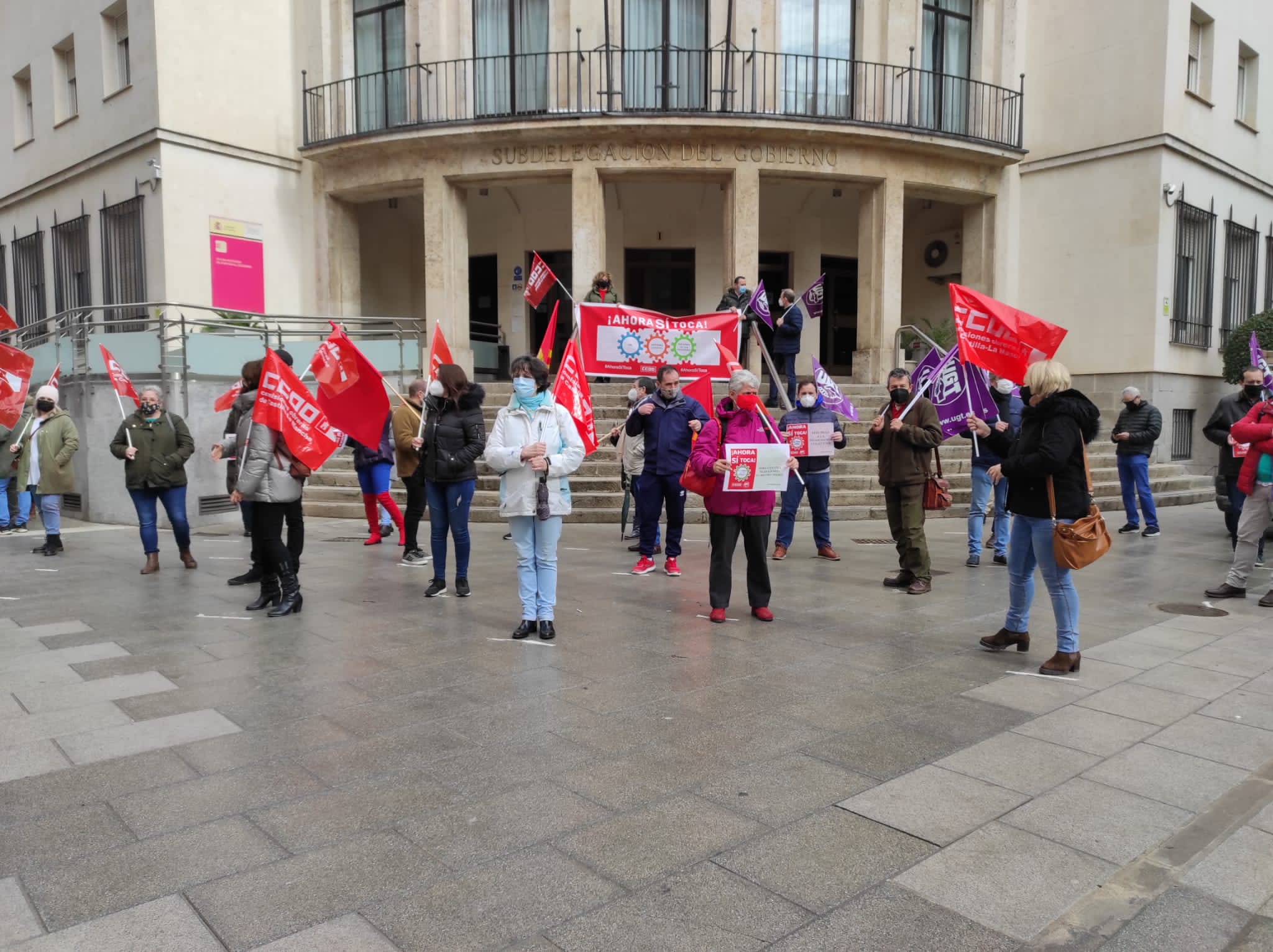 Los sindicatos reclaman en Ciudad Real la subida del SMI Los sindicatos reclaman en Ciudad Real la subida del SMI