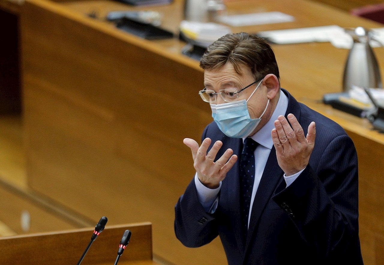 Ximo Puig, sobre Marcelo: "Puede que en otras comunidades sea la ley de la selva, pero en Valencia las normas se cumplen" Ximo Puig, sobre Marcelo: "Puede que en otras comunidades sea la ley de la selva, pero en Valencia las normas se cumplen"