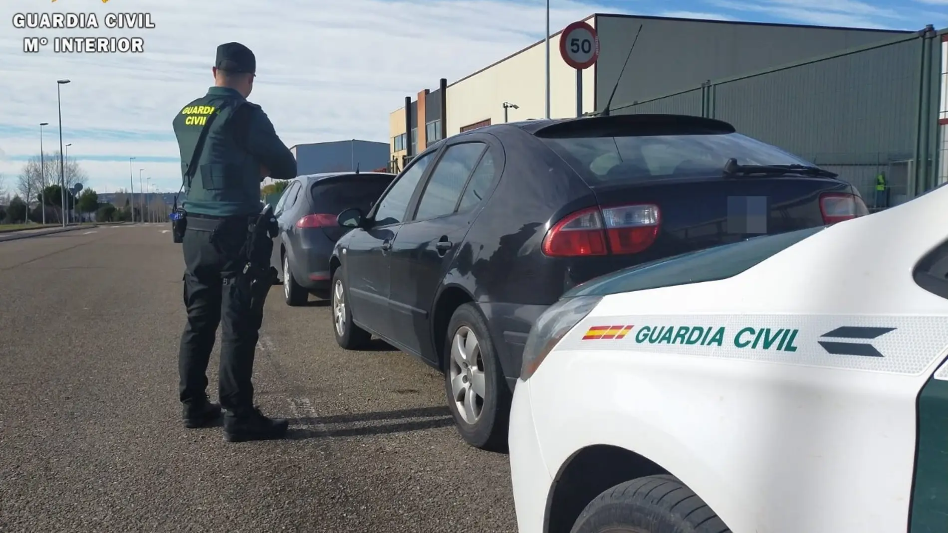 La Guardia Civil recupera un vehículo que fue sustraído en Palencia