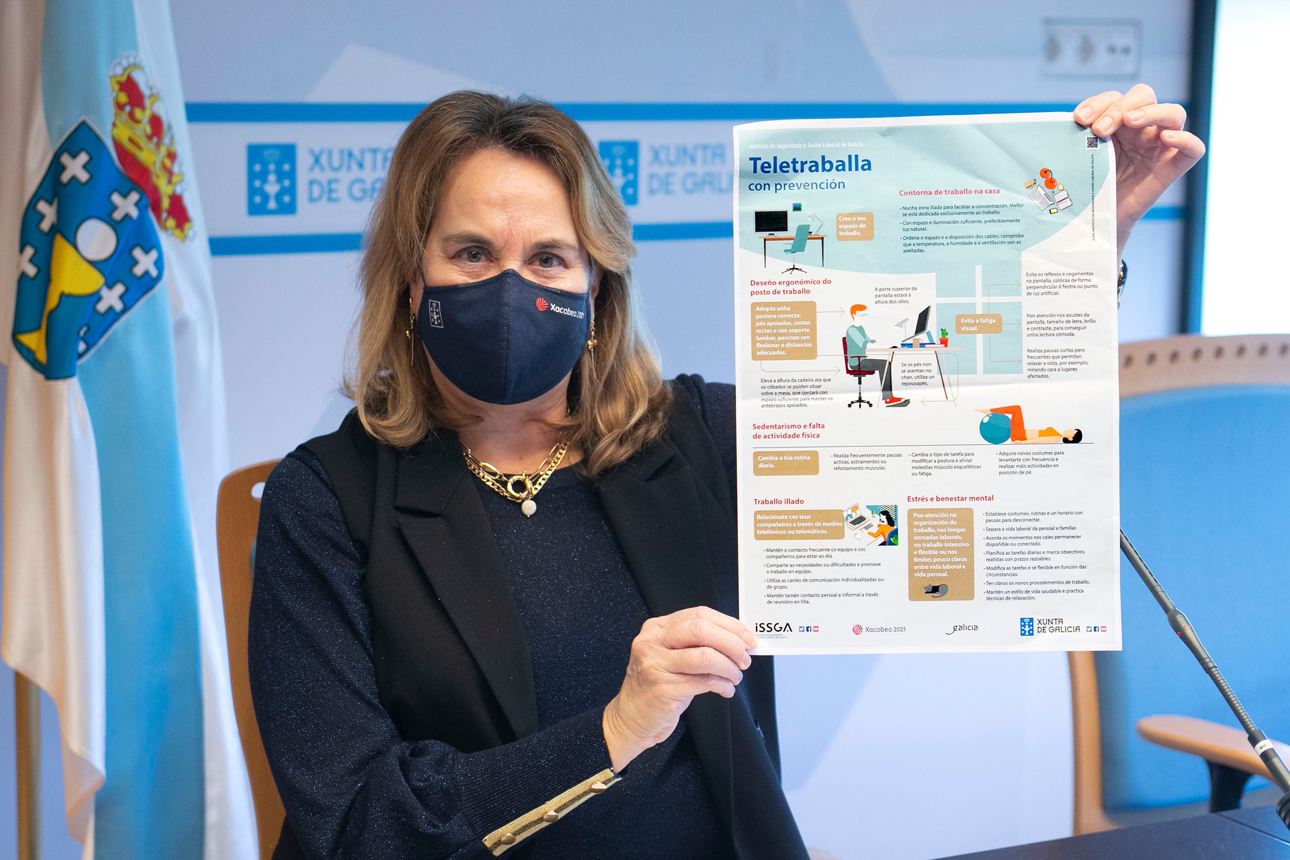 A Xunta promove a campaña "teletraballa con prevención" A Xunta promove a campaña "teletraballa con prevención"