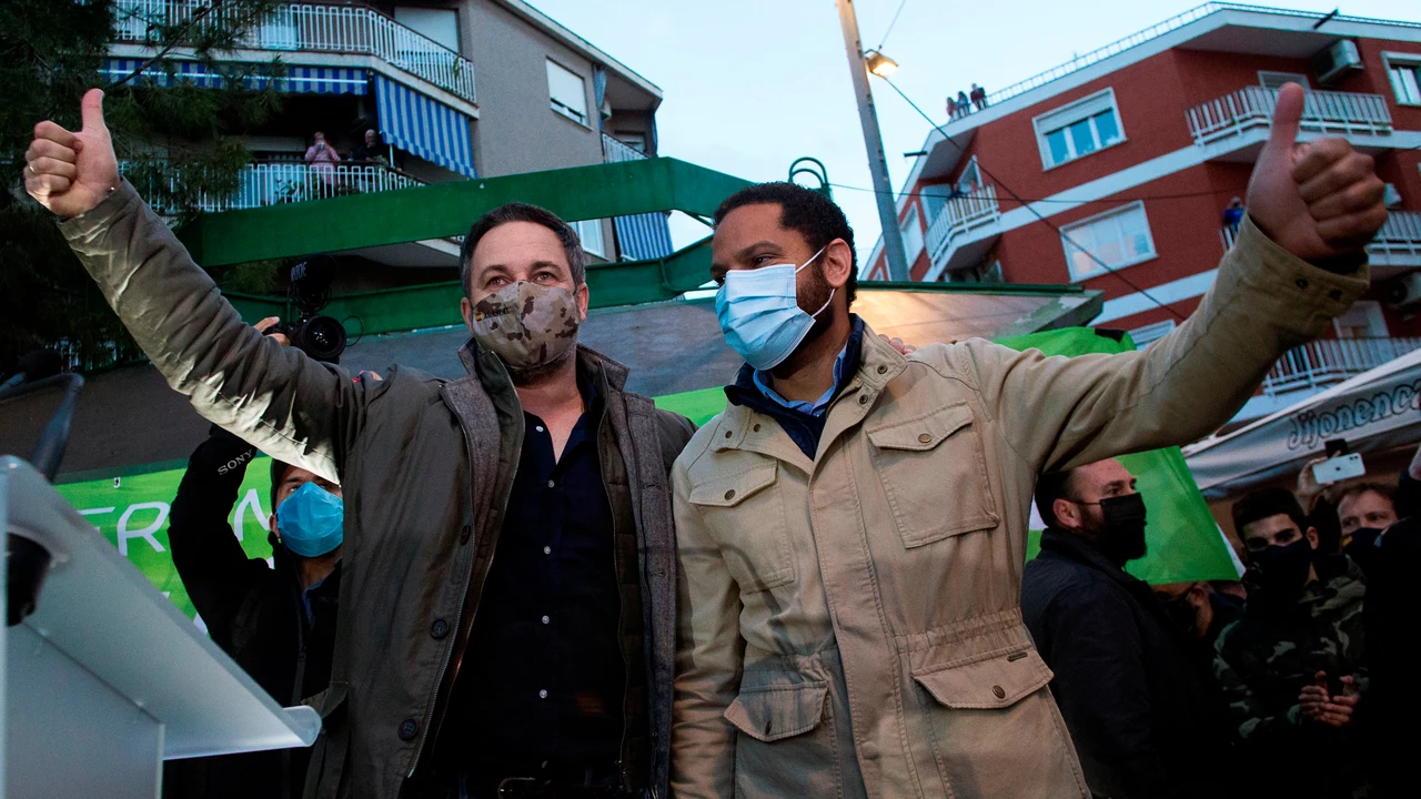 Santiago Abascal e Ignacio Garriga