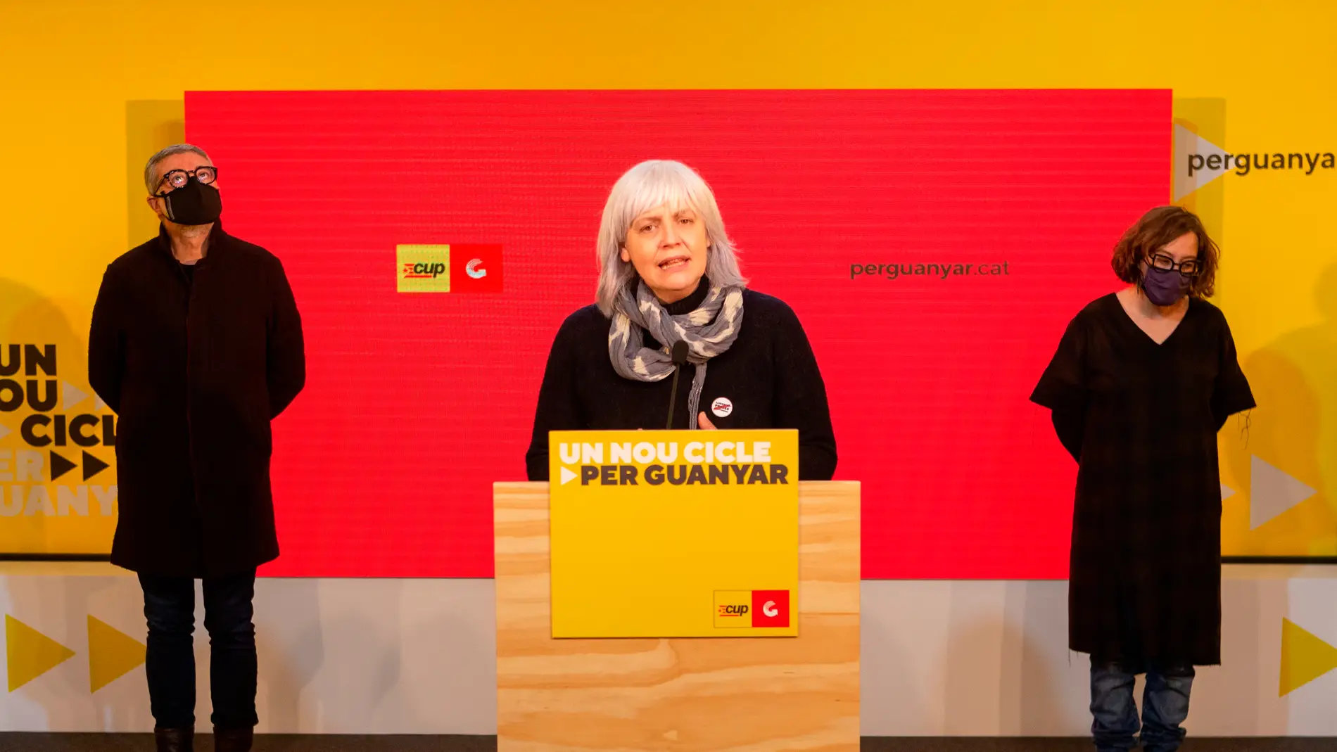 La cabeza de lista de la CUP en las elecciones catalanas, Dolors Sabater.