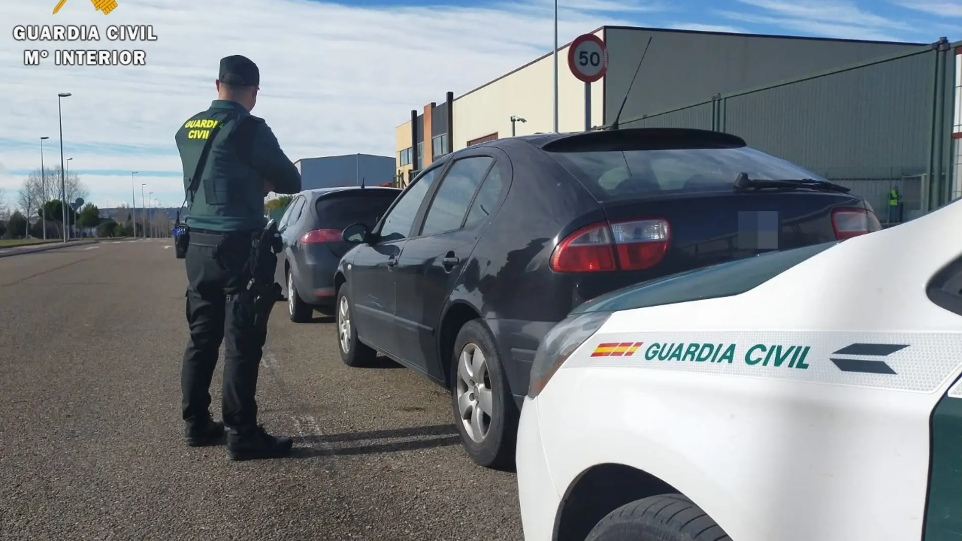 La Guardia Civil recupera un vehículo que fue sustraído en Palencia
