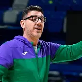 Fotis Katsikaris, entrenador de Unicaja de Málaga Fotis Katsikaris, entrenador de Unicaja de Málaga