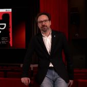 El director artístico de la Berlinale, Carlo Chatrian, durante la presentación online de la sección oficial 2021