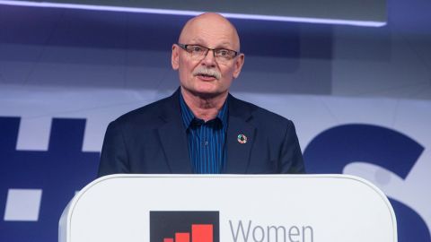 El consejero delegado de la asociaci&oacute;n GSMA, John Hoffman.