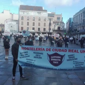 Concentración de hosteleros en Ciudad Real Concentración de hosteleros en Ciudad Real