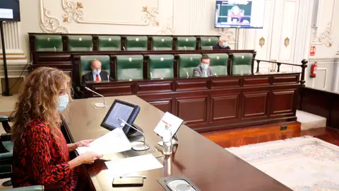 Pleno de la Diputación de Pontevedra Ayudas a la hostelería