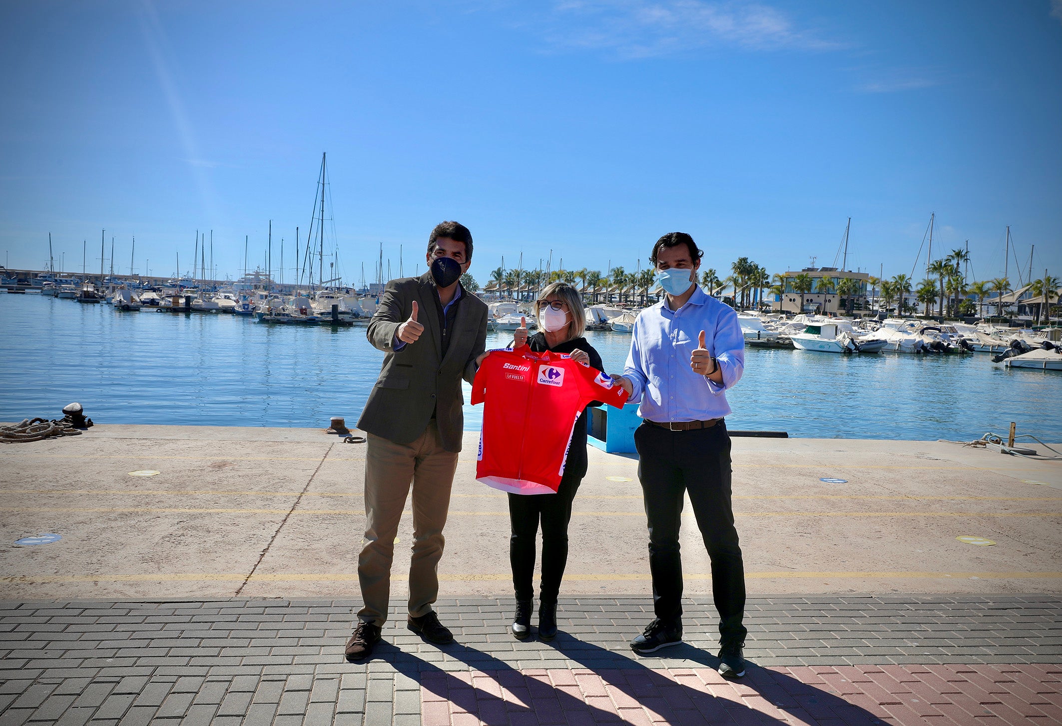 El presidente de la Diputación se desplaza a Tibi y a Santa Pola para conocer el recorrido de las dos etapas que discurrirán por municipios alicantinos El presidente de la Diputación se desplaza a Tibi y a Santa Pola para conocer el recorrido de las dos etapas que discurrirán por municipios alicantinos