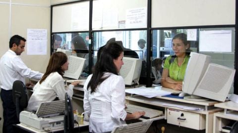 Ventanilla en la administración Ventanilla en la administración